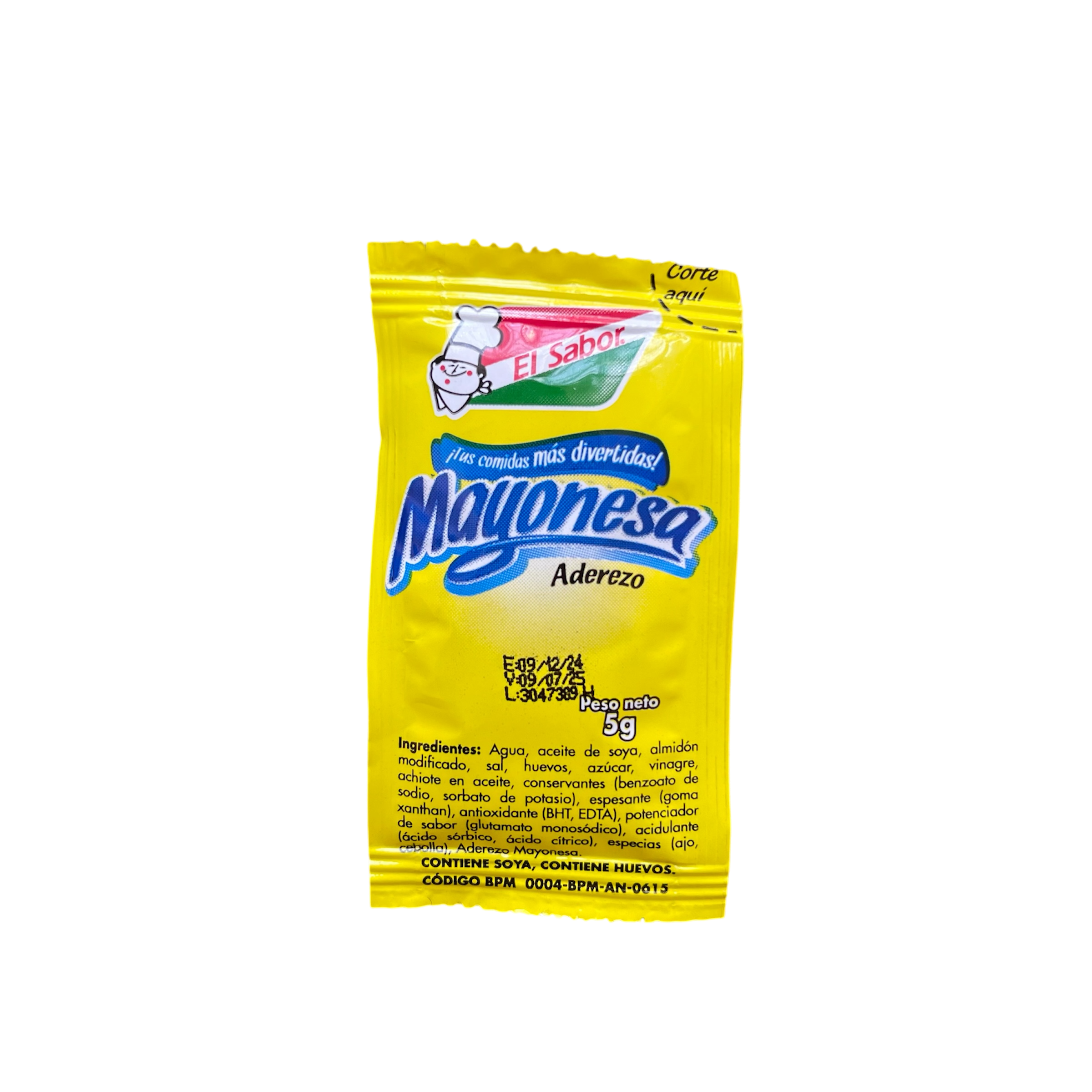Mayonesa en sachet