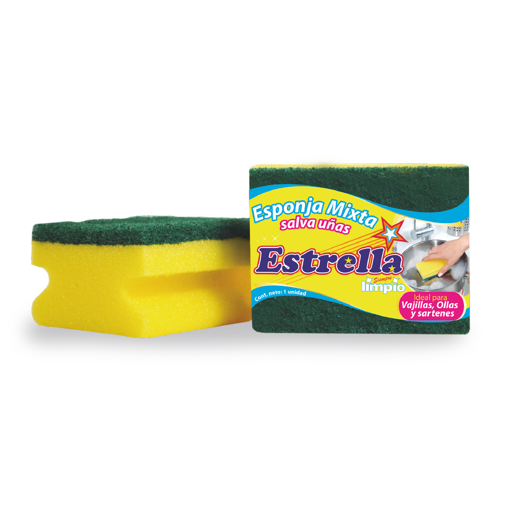 Esponja Mixta Salvauñas